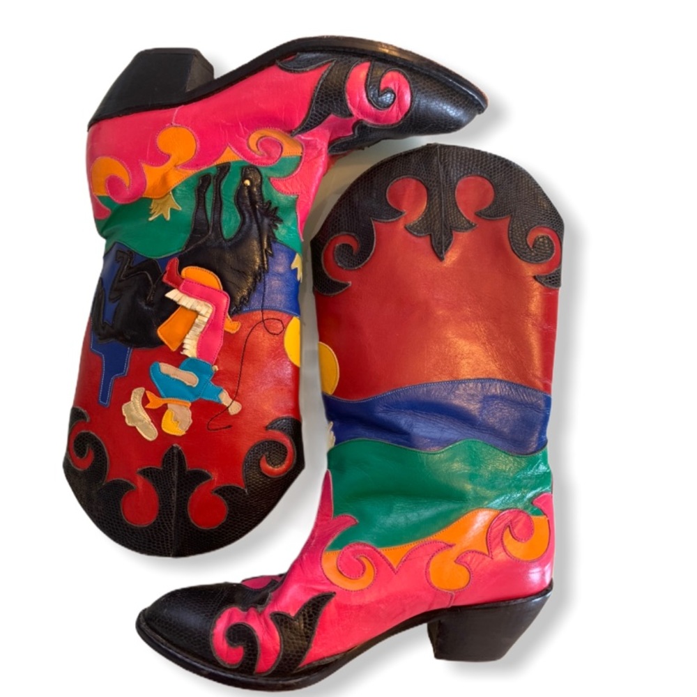 Vintage ZALO Woman’s Cowboy Boot Size 36